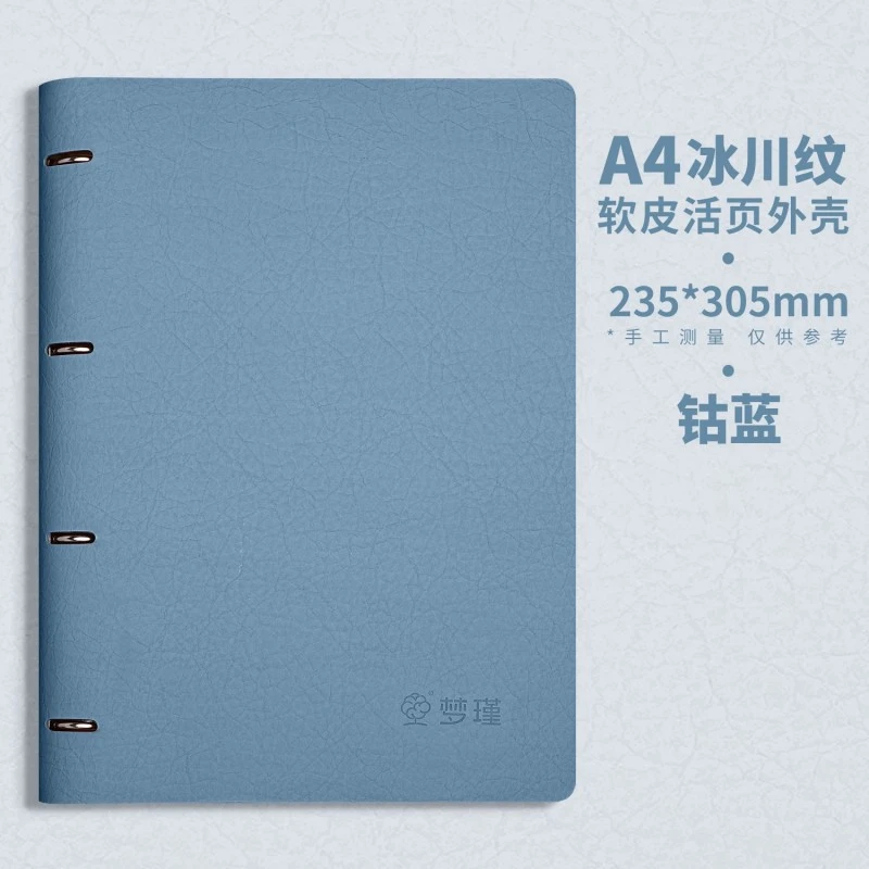Loose Leaf Leather Business Notebook binding and interior